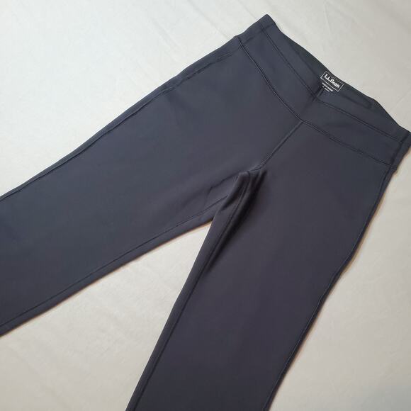 L.L. Bean Women's Size SP PrimaLoft ThermaStretch Fleece Pants Black 506192 - Picture 1 of 8